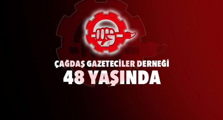 ÇGD 48 Yaşında: Daha yüksek sesle “GAZETECİLİK SUÇ DEĞİLDİR” deme zamanı!